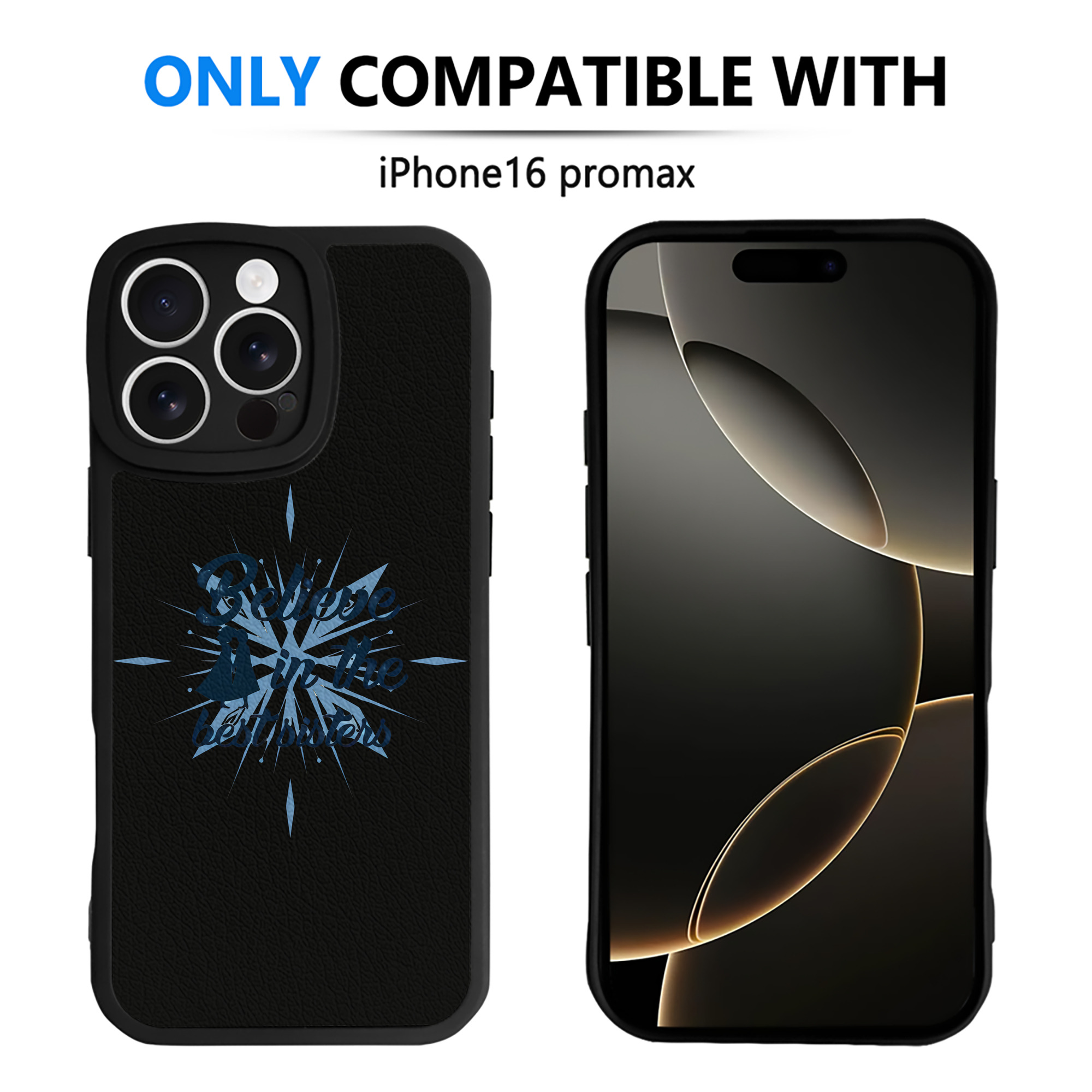 （画像用） アナと雪の女王 アンナ エルサ Frozen Anna Elsa 【iPhone 16シリーズ対応】シリコンスマホケース（レザー調） 材質：シリコン
